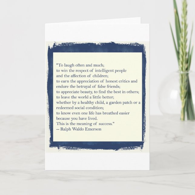 Emerson Quote Card (Front)