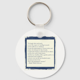 Emerson Quote Keychain