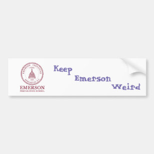Emerson Weird Bumper Sticker