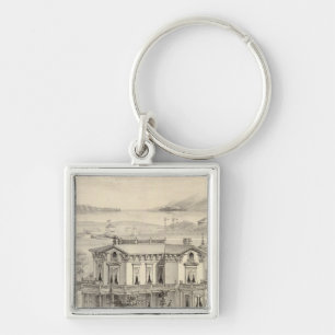 Emery residence, Oakland, Alameda Co Keychain
