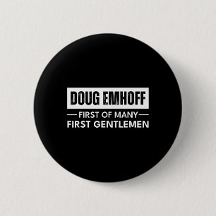 Emhoff As First Gentleman Kamala Harris Husband 1 2 Inch Round Button