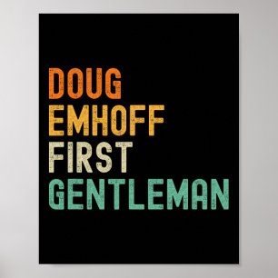 Emhoff As First Gentleman Kamala Harris Husband  Poster