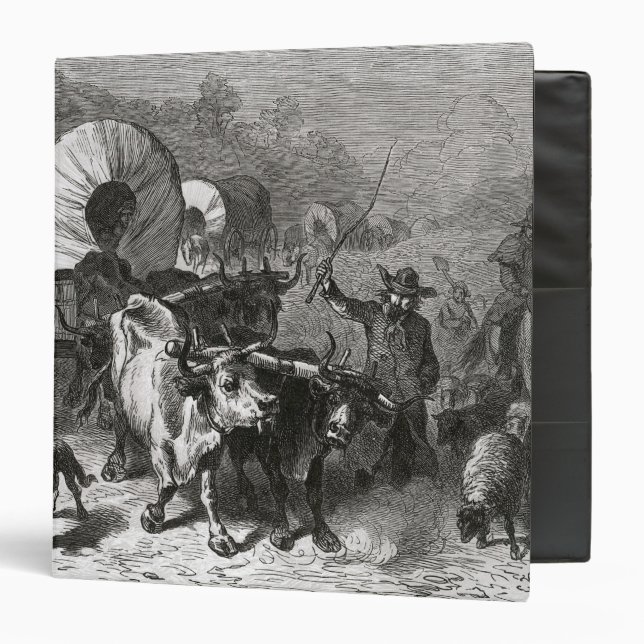 Emigration to the Western Country Binder (Front/Inside)