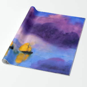 Emil Nolde - Sea with Violet Clouds And Sailboats Wrapping Paper