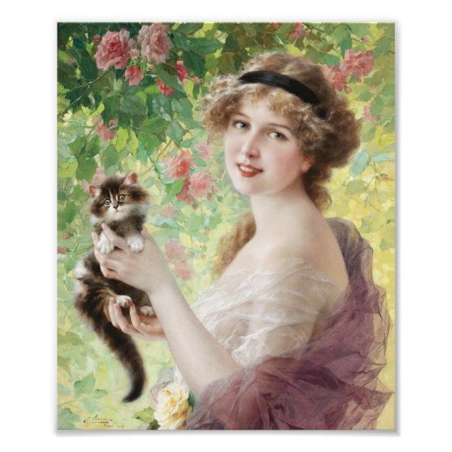 Emile Vernon Precious Kitten Print (Front)