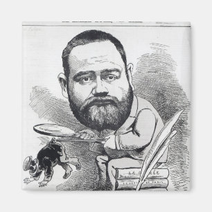 Emile Zola as a naturalist, from 'L'Eclipse' Magnet
