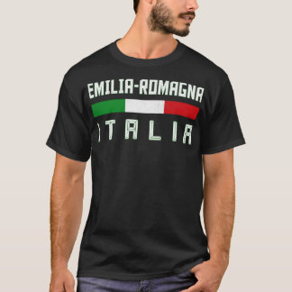 EmiliaRomagna Italia Italian Region Typography Des T-Shirt