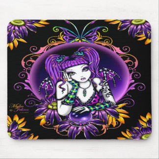 "Emilicious" Rainbow Flower Fairy Art Mousepad