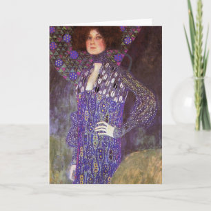 Emilie Floege by: Gustav Klimt Card