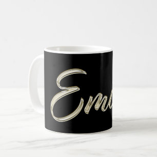 Emilio Name whitegold Tasse Teetasse Coffee Mug