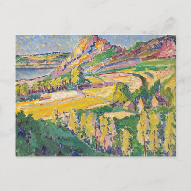 Emily Carr Autumn in France Fine Art Postcard (Front)