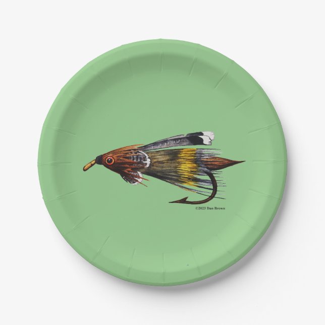 Emily Carr Fly;  Paper Plate (Front)