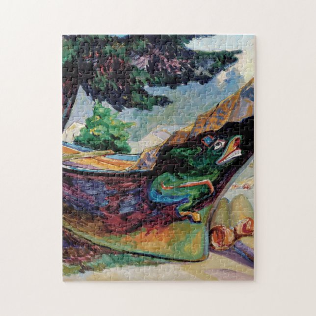 Emily Carr Indian War Canoe Jigsaw Puzzle (Vertical)
