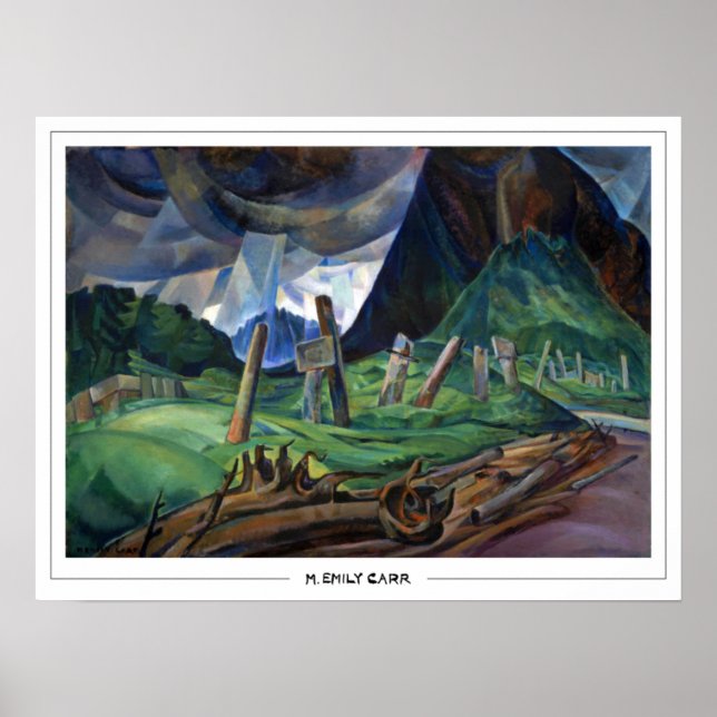 Emily Carr Zedign Poster d'art #329 (Devant)