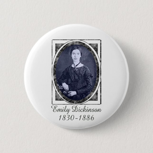 Emily Dickinson 2 Inch Round Button (Front)