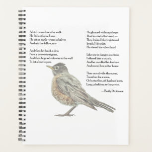 Emily Dickinson In the Garden Poem Planner