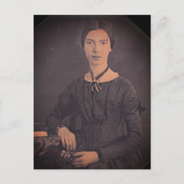 Emily Dickinson portrait  Postcard (Front)
