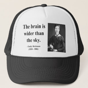 Emily Dickinson Quote 3b Trucker Hat