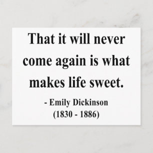 Emily Dickinson Quote 5a Postcard