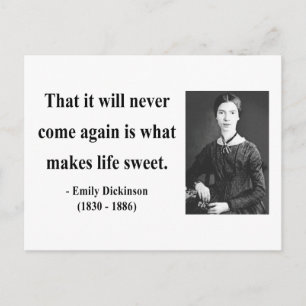 Emily Dickinson Quote 5b Postcard