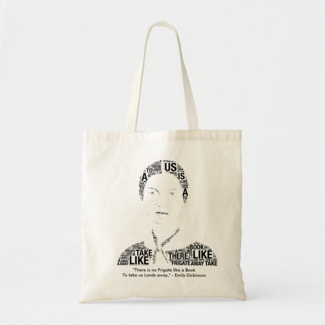 Emily Dickinson Tote Bag (Front)