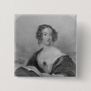 Emily Mary, Countess Cowper 2 Inch Square Button
