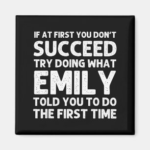 Emily Name D Birthday Funny Christmas Joke  Magnet