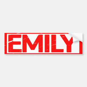 Emily Stamp Bumper Sticker