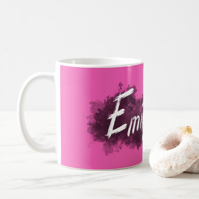 Emily - votre nom sur la tasse - le meilleur (Avec donut)