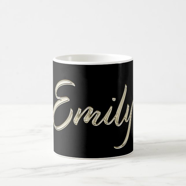 Emily white gold Handwriting Tasse Café (Centre)