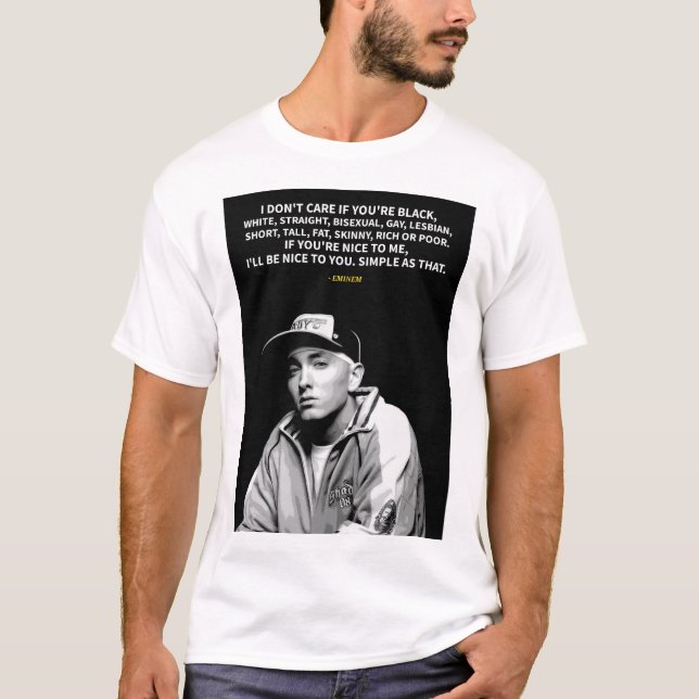 Eminem quotes T-Shirt (Devant)