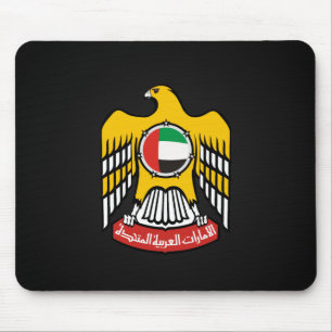 Emirati coat of arms mouse pad