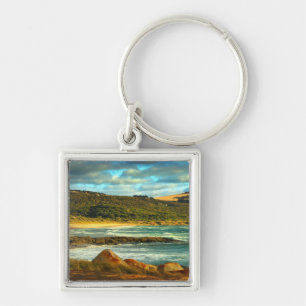 Emita Beach   Flinders Island, Tasmania Keychain