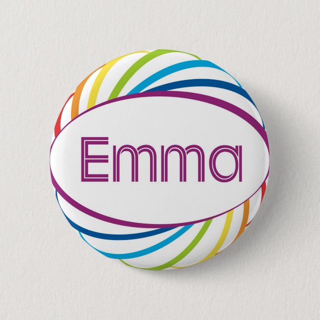 Emma 2 Inch Round Button (Front)