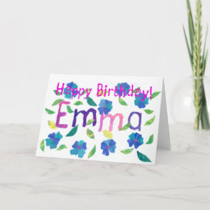 'Emma' Birthday Card