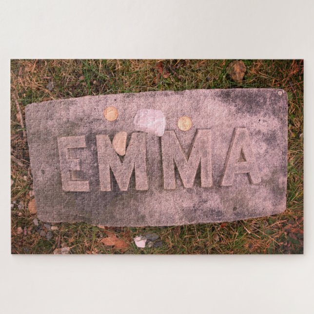 Emma Borden Grave Marker, Fall River, MA Jigsaw Puzzle (Horizontal)
