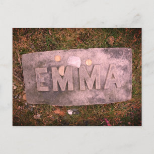 Emma Borden Grave Marker, Fall River, MA Postcard