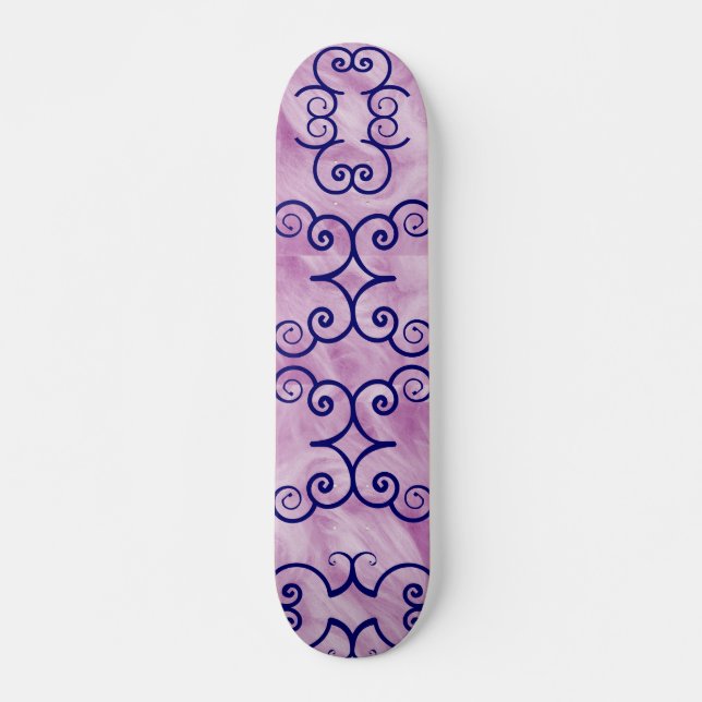 Emma Butterfly Scroll Designer Name Skateboard (Front)