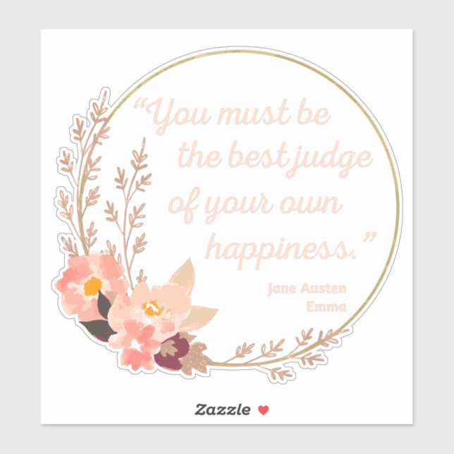 Emma By Jane Austen Quote I - Cute Style (Sheet)