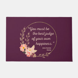 Emma By Jane Austen Quote I - Cute Style Doormat
