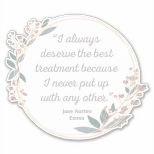 Emma By Jane Austen Quote II - Cute Style