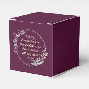 Emma By Jane Austen Quote II - Cute Style Favor Box