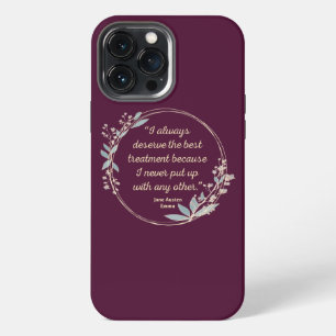 Emma By Jane Austen Quote II - Cute Style iPhone 13 Pro Max Case