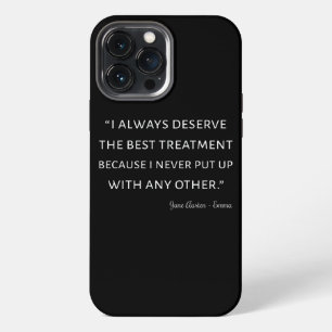 Emma By Jane Austen Quote II iPhone 13 Pro Max Case