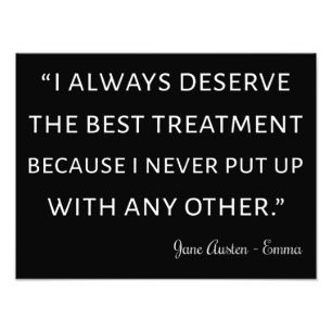 Emma By Jane Austen Quote II Photo Print