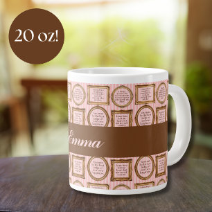 Emma by Jane Austen Quotes Personalized Jumbo Mug