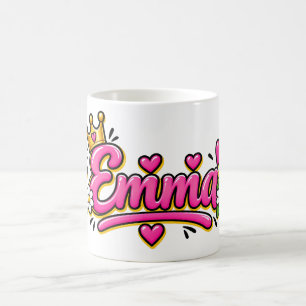 Emma Coffee Mug, Personalized Olivia Name Cup