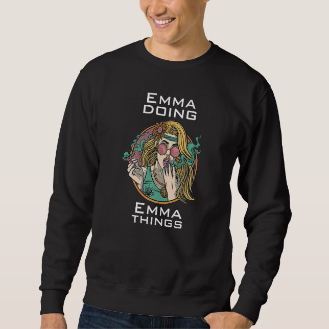 Emma doing   sweatshirt (Front)