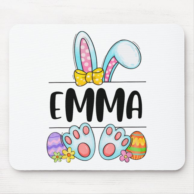 Emma Easter Bunny  Mouse Pad (Front)