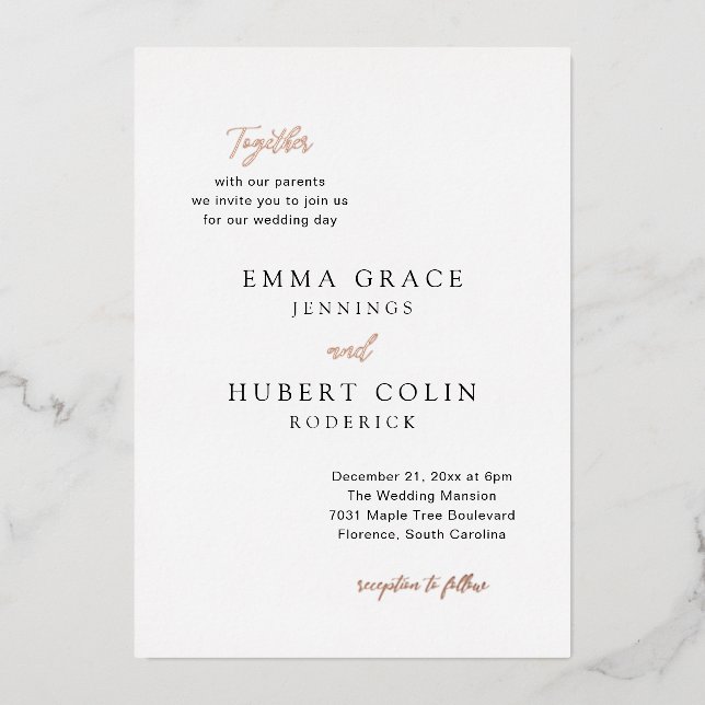 Emma Elegant Wedding (Front)